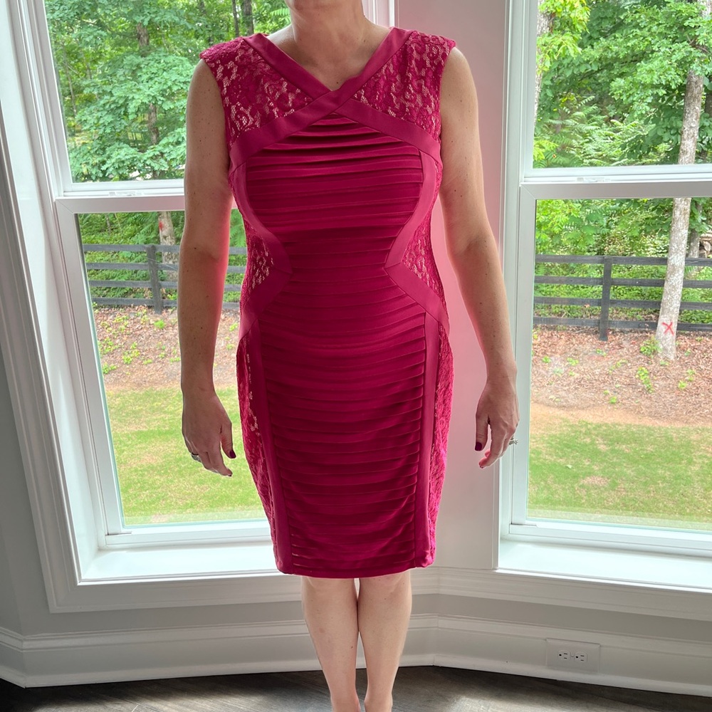 Pink Lace Mel Rose dress